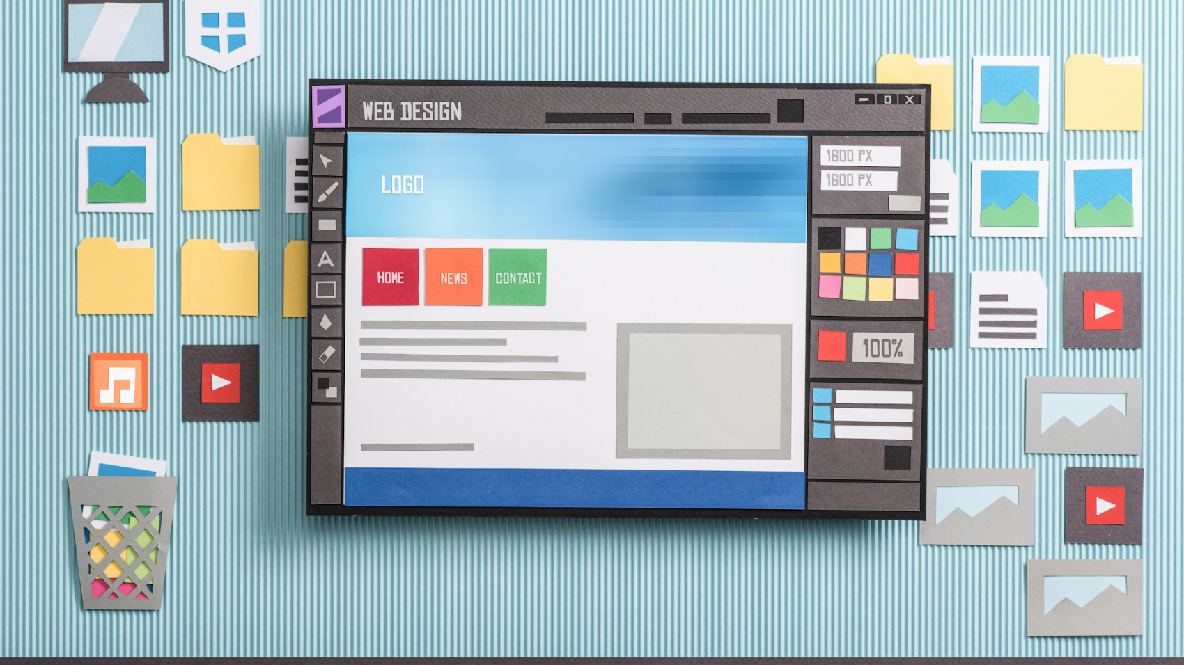 good website design banner